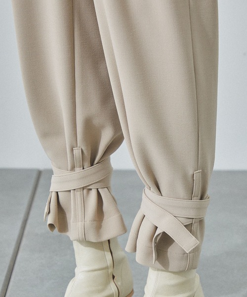 パブリックトーキョー ベージュ スラックス PUBLIC SLACKS PLAIN（スラックス）｜PUBLIC TOKYO（パブリック