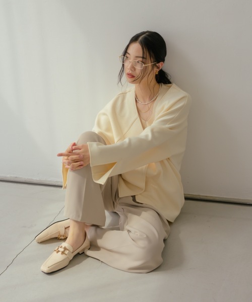 NEUNA(ヌナ)の「【ふかふかソールで歩きやすい!】2WAYレザービットローファー/フラットシューズ(ローファー・レディース・ブラック/アイボリー/ライトベージュ・SMALL/MEDIUM/LARGE)」の19枚目の写真