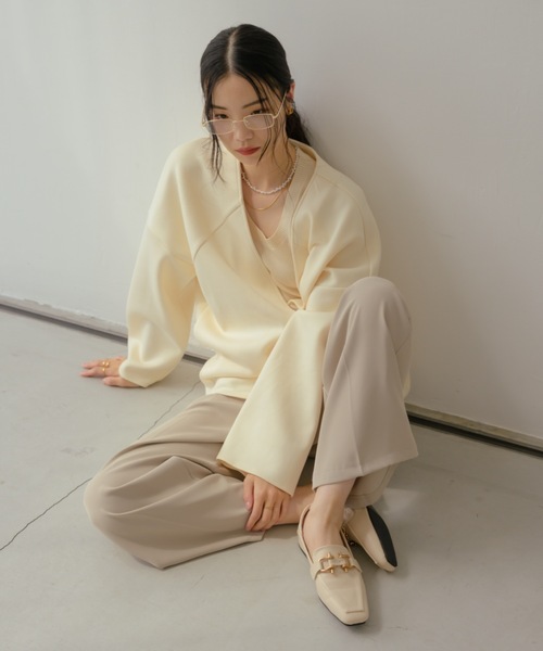 NEUNA(ヌナ)の「【ふかふかソールで歩きやすい!】2WAYレザービットローファー/フラットシューズ(ローファー・レディース・ブラック/アイボリー/ライトベージュ・SMALL/MEDIUM/LARGE)」の21枚目の写真