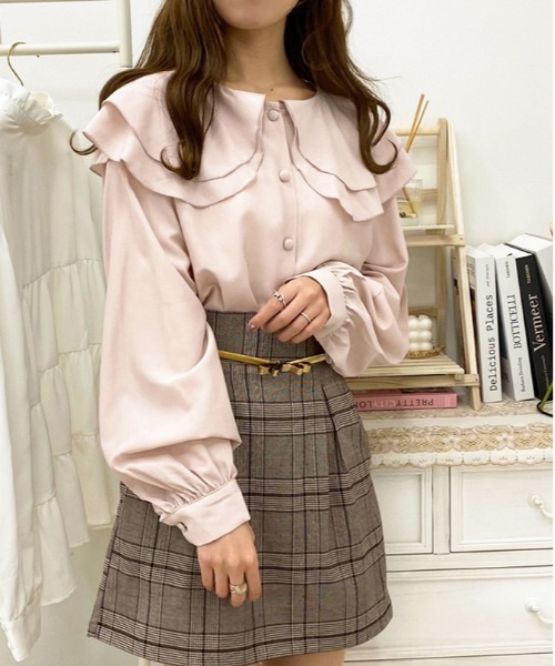 2枚襟ブラウス【ZOZOTOWN限定アイテム】【1AP】（シャツ/ブラウス