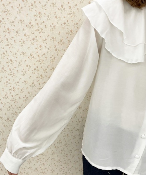apres jour(アプレジュール)の「2枚襟ブラウス【ZOZOTOWN限定アイテム】【1AP】(シャツ/ブラウス・レディース・オフホワイト/ライトピンク/アイボリー・フリー/X-LARGE)」の13枚目の写真