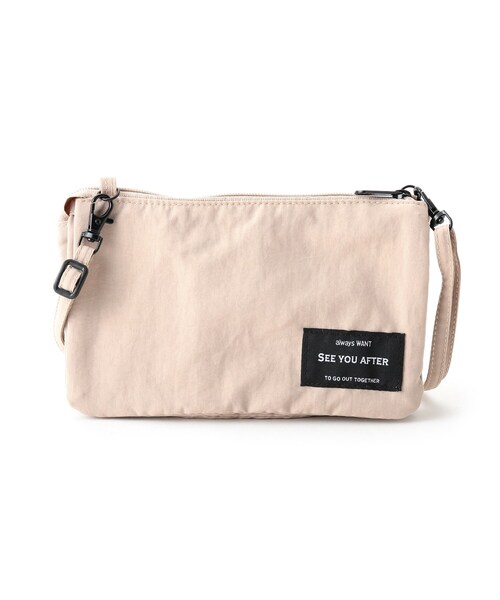 SHOO・LA・RUE(シューラルー)の「◆5ポケットミニショルダー(ショルダーバッグ・レディース・ライトベージュ/ベビーピンク/チャコールグレー/ダークグリーン/ブラック・00)」の3枚目の写真