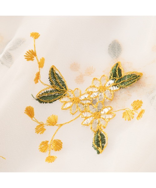 Francfranc（フランフラン）の「チュールバッグ フラワー イエロー×ホワイト（ハンドバッグ・レディース・マルチ・FREE）」の9枚目の写真