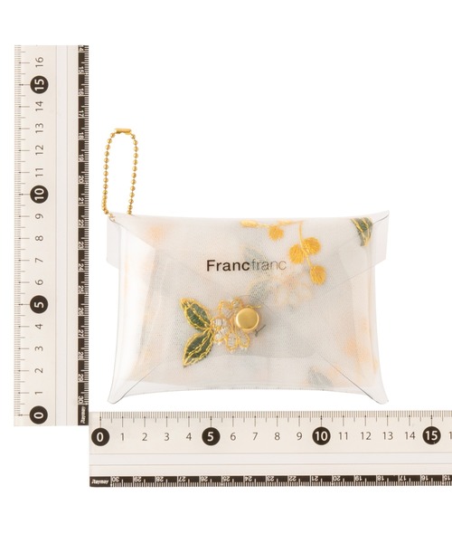 Francfranc（フランフラン）の「チュールバッグ フラワー イエロー×ホワイト（ハンドバッグ・レディース・マルチ・FREE）」の3枚目の写真