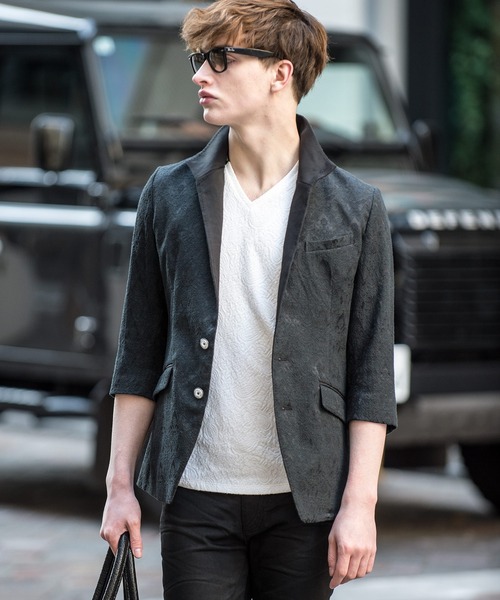 セール】COZZA-DAMASK(コッザ ダマスク)イタリアンカラー ジャケット