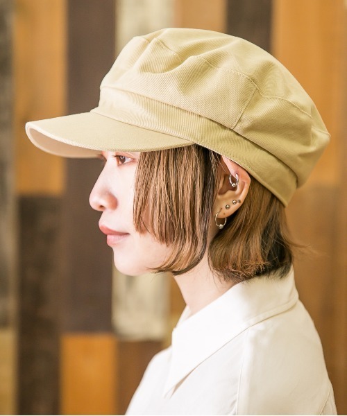 無（ム）の「コットンマリンキャスケット（キャスケット・レディース・ブラック/ベージュ・FREE）」の11枚目の写真