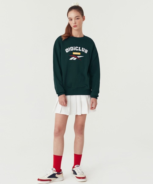 Reebok（リーボック）の「O!Oi クラブ クルーネック スウェットシャツ / O!Oi Club Crewneck Sweatshirt（スウェット・レディース・グリーン/イエローゴールド・LARGE/X-LARGE/SMALL/MEDIUM）」の3枚目の写真