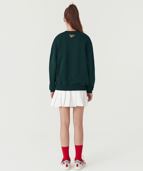 Reebok（リーボック）の「O!Oi クラブ クルーネック スウェットシャツ / O!Oi Club Crewneck Sweatshirt（スウェット・レディース・グリーン/イエローゴールド・LARGE/X-LARGE/SMALL/MEDIUM）」の4枚目の写真