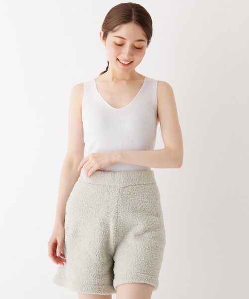 Basic Cotton Free Spirit リブレースインナー Loungewear タンクトップ Opaque Clip オペークドット クリップ のファッション通販 Zozotown