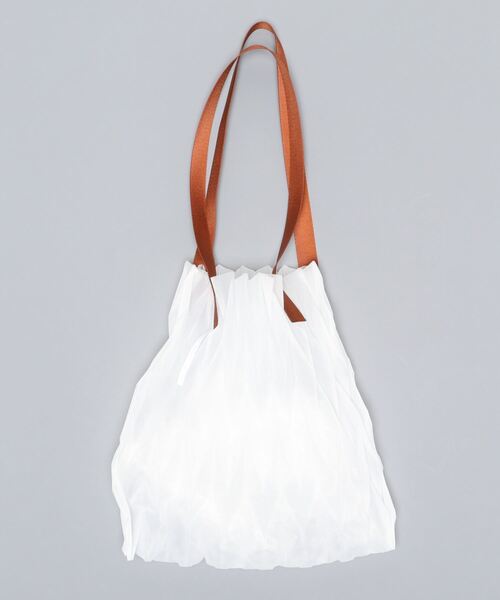 【zero】Pleats bag large herrinbone（トートバッグ）｜GLOBAL FORME CONCRETE（グローバル