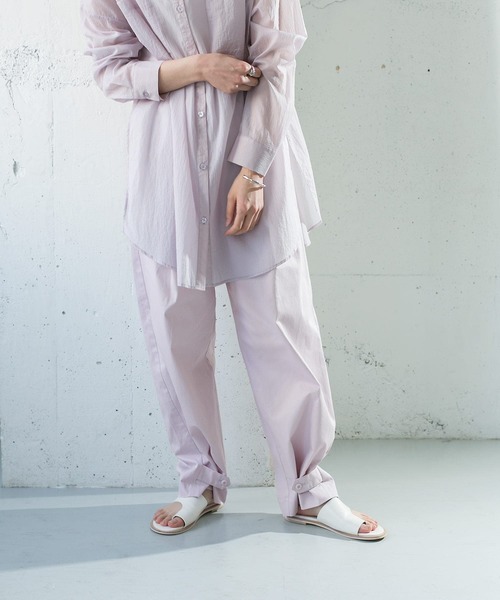 KBF（ケイビーエフ）の「ヘムボタンデザインパンツ（その他パンツ・レディース・カーキ/ピンク/ベージュ・38/36）」の11枚目の写真