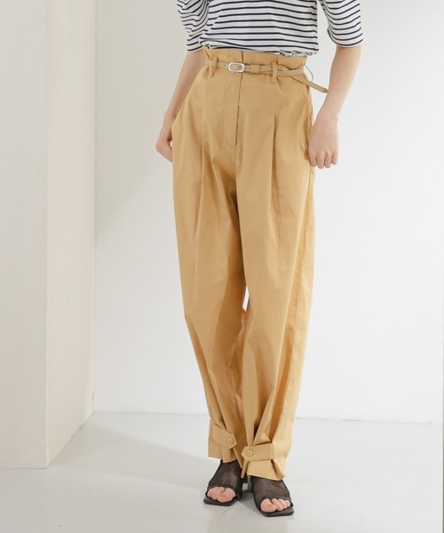 KBF（ケイビーエフ）の「ヘムボタンデザインパンツ（その他パンツ・レディース・カーキ/ピンク/ベージュ・38/36）」の19枚目の写真