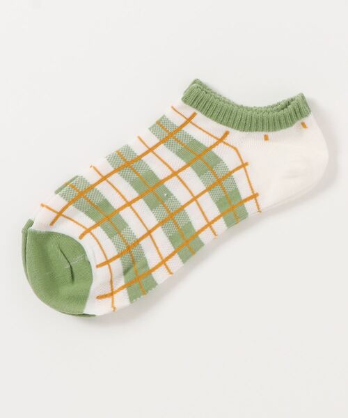 レディース スニーカーソックス靴下 グリーン ソックス 靴下 Kakko カッコ のファッション通販 Zozotown