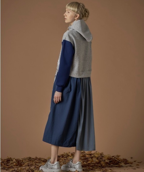 ONEMADE ワンメイド パーカードッキングワンピース サイズ44 ONEMADE ワンメイド パーカードッキングワンピース サイズ44