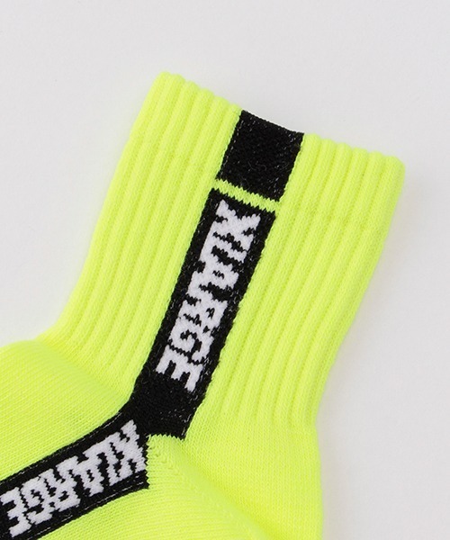 XLARGE KIDS（エクストララージキッズ）の「ラインロゴクルーソックス（ソックス/靴下・キッズ・ブラック/ホワイト/イエロー・LARGE/MEDIUM/X-SMALL/SMALL）」の7枚目の写真