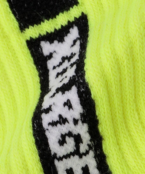 XLARGE KIDS（エクストララージキッズ）の「ラインロゴクルーソックス（ソックス/靴下・キッズ・ブラック/ホワイト/イエロー・LARGE/MEDIUM/X-SMALL/SMALL）」の5枚目の写真