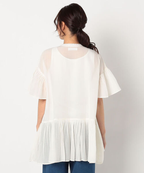 fredy repit（フレディレピ）の「ティアードロングブラウス（シャツ/ブラウス・レディース・ライトパープル/キナリ/ブラック・38）」の6枚目の写真