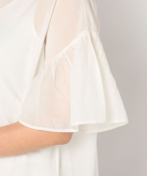 fredy repit（フレディレピ）の「ティアードロングブラウス（シャツ/ブラウス・レディース・ライトパープル/キナリ/ブラック・38）」の8枚目の写真