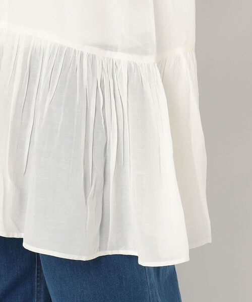 fredy repit（フレディレピ）の「ティアードロングブラウス（シャツ/ブラウス・レディース・ライトパープル/キナリ/ブラック・38）」の9枚目の写真