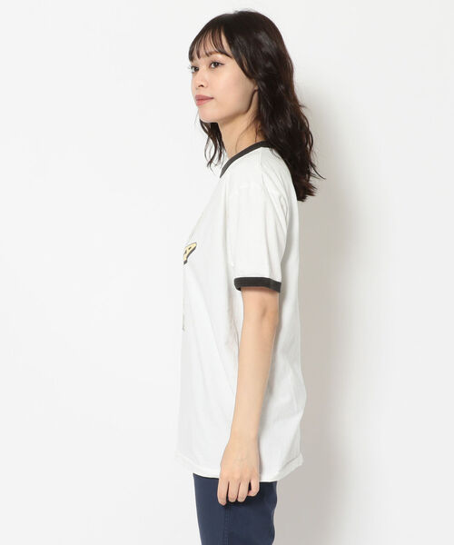 FUNG（ファング）の「FUNG/ファング　Ringer tee Florida　リンガーティー フロリダ　Tシャツ（Tシャツ/カットソー・レディース・ホワイト・MEDIUM）」の2枚目の写真
