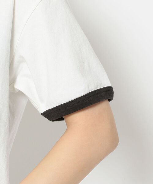 FUNG（ファング）の「FUNG/ファング　Ringer tee Florida　リンガーティー フロリダ　Tシャツ（Tシャツ/カットソー・レディース・ホワイト・MEDIUM）」の7枚目の写真