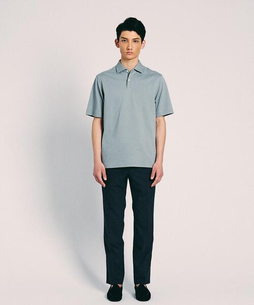 SOVEREIGN（ソブリン）の「＜SOVEREIGN（ソブリン）＞ カノコ ポロシャツ（ポロシャツ・メンズ・ホワイト/ライトグレー/ライトブルー/ブラック/コバルトブルー・SMALL/MEDIUM/LARGE/X-LARGE）」の14枚目の写真
