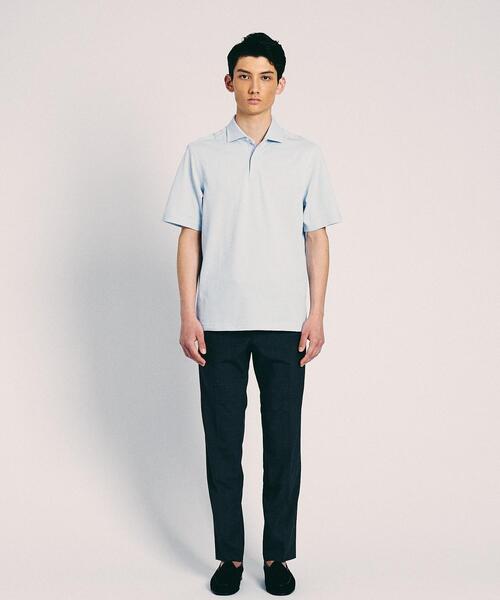 SOVEREIGN（ソブリン）の「＜SOVEREIGN（ソブリン）＞ カノコ ポロシャツ（ポロシャツ・メンズ・ホワイト/ライトグレー/ライトブルー/ブラック/コバルトブルー・SMALL/MEDIUM/LARGE/X-LARGE）」の8枚目の写真