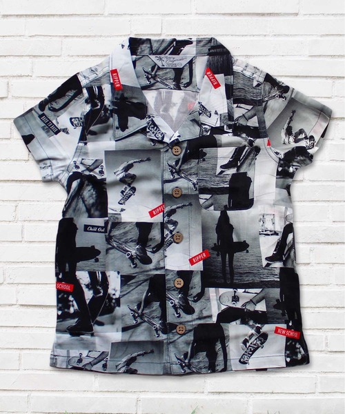 THE CASUAL（カジュアル）の「総柄レーヨンアロハシャツ キッズ（シャツ/ブラウス・キッズ・A/D/F/L/K/B/G/H/C/J/I/E・120cm/150cm/110cm/140cm/160cm/130cm）」の8枚目の写真