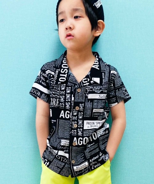 THE CASUAL（カジュアル）の「総柄レーヨンアロハシャツ キッズ（シャツ/ブラウス・キッズ・A/D/F/L/K/B/G/H/C/J/I/E・120cm/150cm/110cm/140cm/160cm/130cm）」の12枚目の写真