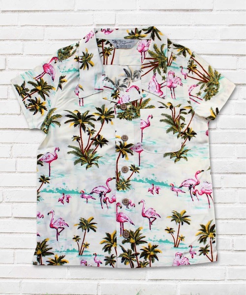 THE CASUAL（カジュアル）の「総柄レーヨンアロハシャツ キッズ（シャツ/ブラウス・キッズ・A/D/F/L/K/B/G/H/C/J/I/E・120cm/150cm/110cm/140cm/160cm/130cm）」の21枚目の写真