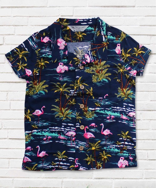 THE CASUAL（カジュアル）の「総柄レーヨンアロハシャツ キッズ（シャツ/ブラウス・キッズ・A/D/F/L/K/B/G/H/C/J/I/E・120cm/150cm/110cm/140cm/160cm/130cm）」の22枚目の写真