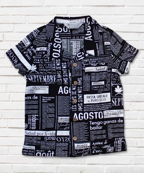 THE CASUAL（カジュアル）の「総柄レーヨンアロハシャツ キッズ（シャツ/ブラウス・キッズ・A/D/F/L/K/B/G/H/C/J/I/E・120cm/150cm/110cm/140cm/160cm/130cm）」の15枚目の写真