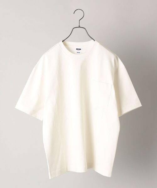 SHIPS(シップス)の「【WEB限定】SHIPS: 〈汗染み防止加工〉 ビッグシルエット ヘビーウェイト Tシャツ(Tシャツ/カットソー・メンズ・ホワイト/ブラック/グリーン/ライトブルー/ネイビー/ピンク・LARGE/X-LARGE/MEDIUM/SMALL)」の2枚目の写真