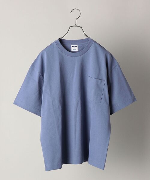 SHIPS(シップス)の「【WEB限定】SHIPS: 〈汗染み防止加工〉 ビッグシルエット ヘビーウェイト Tシャツ(Tシャツ/カットソー・メンズ・ホワイト/ブラック/グリーン/ライトブルー/ネイビー/ピンク・LARGE/X-LARGE/MEDIUM/SMALL)」の4枚目の写真
