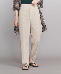 BEAUTY&YOUTH UNITED ARROWS | BY 麻ブレンドハイウエストクロップドテーパードパンツ(その他パンツ)