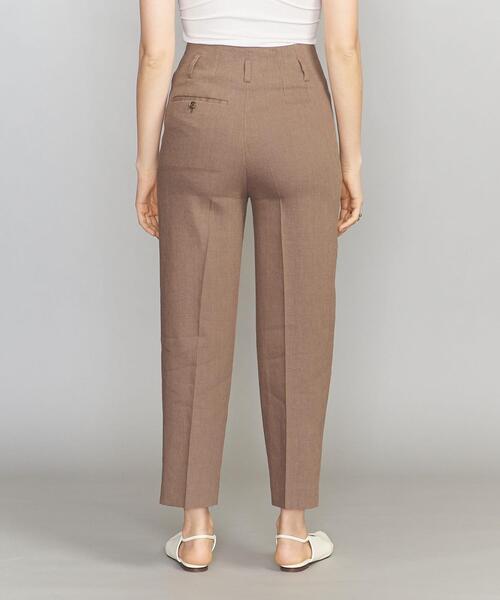 【新品タグ付き】M 麻 リネン テーパード パンツ ビューティーアンドユース BEAUTY&YOUTH UNITED ARROWS（ビューティーアンドユース