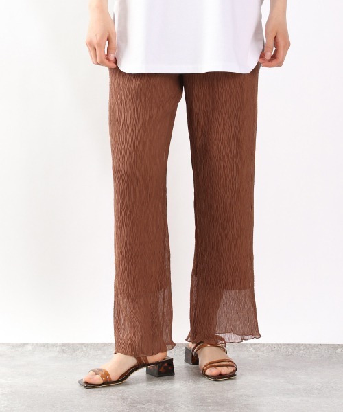 LOWRYS FARM（ローリーズファーム）の「ヨウリュウシアーパンツ　944891（その他パンツ・レディース・ブラック/パープル/オレンジ/アイボリー・FREE）」の4枚目の写真