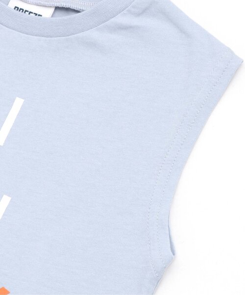 BREEZE（ブリーズ）の「/ロゴプリントTシャツ（Tシャツ/カットソー・キッズ・オフホワイト/オレンジ/サックスブルー・90/100/110/120/80/130/140）」の9枚目の写真