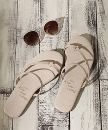 N.（N. Natural Beauty Basic） | アシンメトリーフラットサンダル(パンプス)