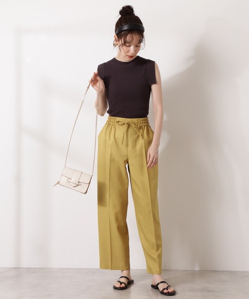 N.（N. Natural Beauty Basic）（エヌエヌナチュラルビューティーベーシック）の「アシンメトリーフラットサンダル（パンプス・レディース・ブラック/ホワイト・MEDIUM/LARGE）」の17枚目の写真