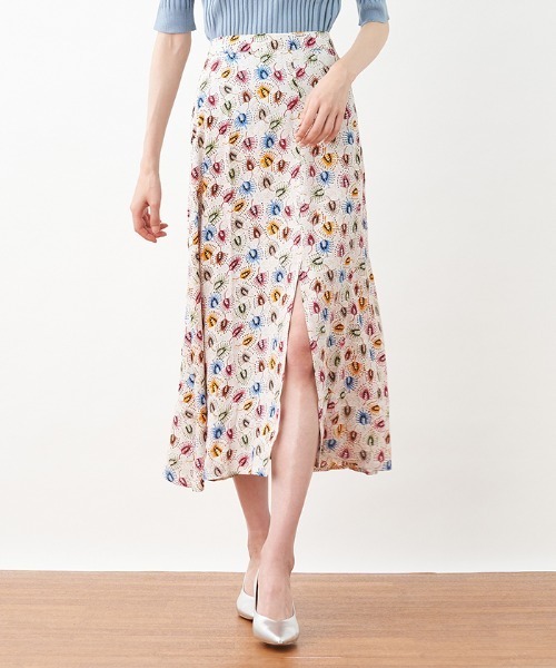 MKT（エムケーティー）の「【MKT】ロングスカ－ト（スカート・レディース・オフホワイト・2）」の4枚目の写真