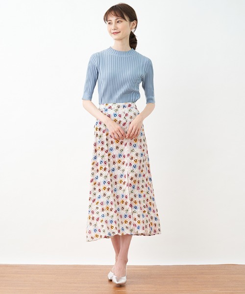 MKT（エムケーティー）の「【MKT】ロングスカ－ト（スカート・レディース・オフホワイト・2）」の5枚目の写真