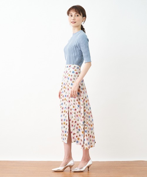 MKT（エムケーティー）の「【MKT】ロングスカ－ト（スカート・レディース・オフホワイト・2）」の6枚目の写真