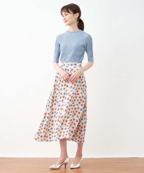 MKT（エムケーティー）の「【MKT】ロングスカ－ト（スカート・レディース・オフホワイト・2）」の7枚目の写真