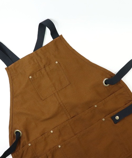 salle de bal（サルデバル）の「FRIENDSHILL / フレンズヒル ショートエプロン 撥水 防シワ MS-174-20 FRH（エプロン・レディース・ブラウン/ネイビー・FREE）」の21枚目の写真