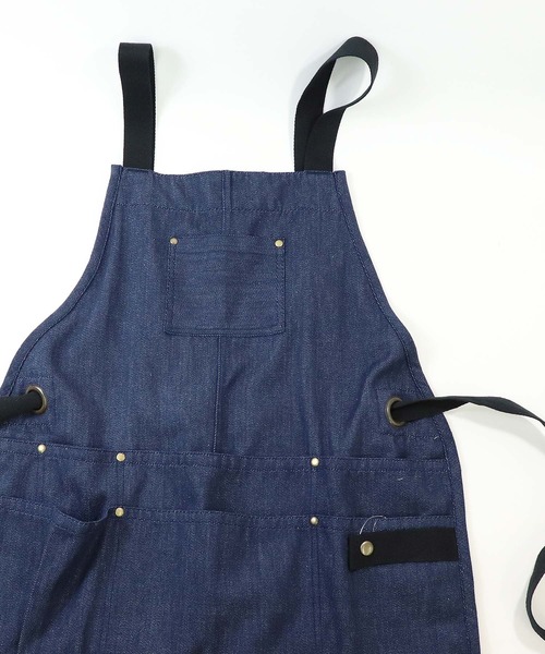 salle de bal（サルデバル）の「FRIENDSHILL / フレンズヒル ショートエプロン 撥水 防シワ MS-174-20 FRH（エプロン・レディース・ブラウン/ネイビー・FREE）」の14枚目の写真