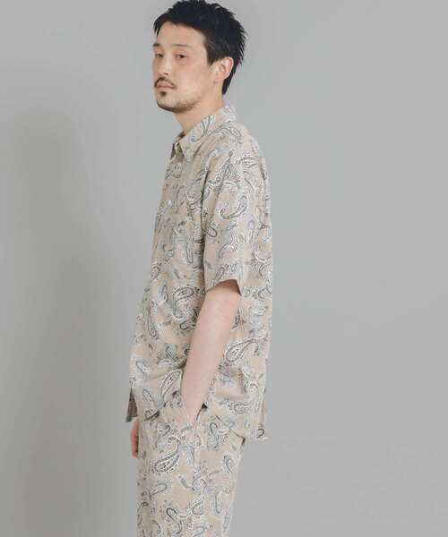 URBAN RESEARCH DOORS（アーバンリサーチドアーズ）の「White Label　ペイズリー レギュラーカラーシャツ（シャツ/ブラウス・メンズ・ベージュ系その他・MEDIUM/LARGE）」の14枚目の写真