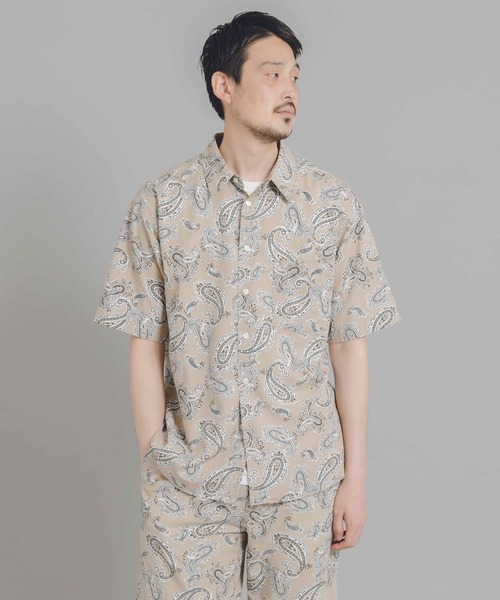 URBAN RESEARCH DOORS（アーバンリサーチドアーズ）の「White Label　ペイズリー レギュラーカラーシャツ（シャツ/ブラウス・メンズ・ベージュ系その他・MEDIUM/LARGE）」の12枚目の写真