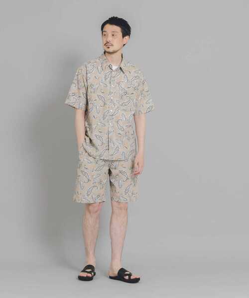 URBAN RESEARCH DOORS（アーバンリサーチドアーズ）の「White Label　ペイズリー レギュラーカラーシャツ（シャツ/ブラウス・メンズ・ベージュ系その他・MEDIUM/LARGE）」の8枚目の写真