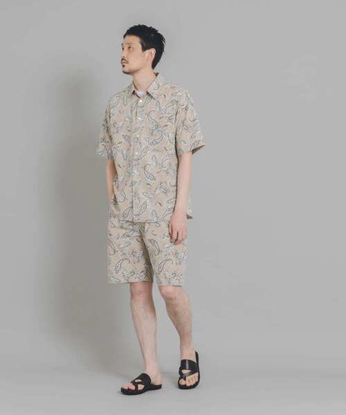 URBAN RESEARCH DOORS（アーバンリサーチドアーズ）の「White Label　ペイズリー レギュラーカラーシャツ（シャツ/ブラウス・メンズ・ベージュ系その他・MEDIUM/LARGE）」の11枚目の写真